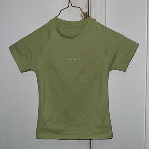 YoungLA Women's Olive Green Muscle Tee